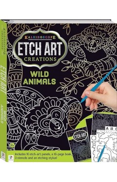 Kaleidoscope Etch Art Creations: Wild Animals and More
